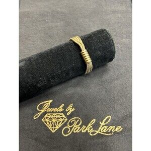 Park Lane Carolyn Gold Tone Bracelet 7.5" With Magnetic Clasp J137